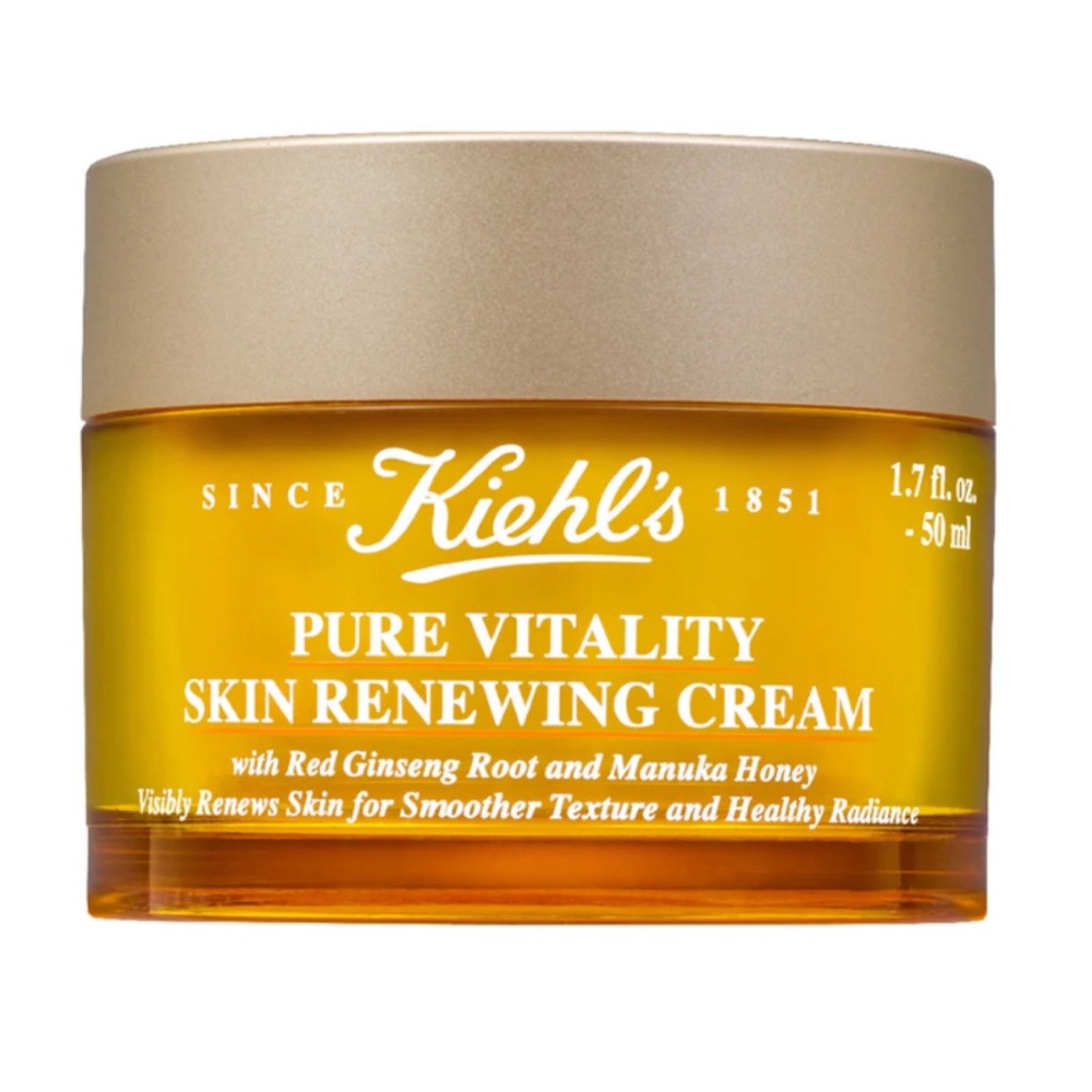 KIEHL'S PURE VITALITY SKIN RENEWING CREAM Full Size 1.7oz Brand New, Never used